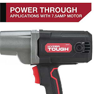 Hyper Tough 7.5A Corded Impact Wrench 17.95 walmart ymmv