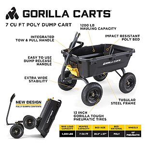 Lowes garden cheap cart gorilla