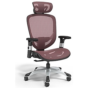 Union Scale FlexFit Hyken Mesh Task Chair Maroon