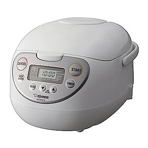 Zojirushi 5.5-Cup Micom Rice Cooker and Warmer (White) $114 + Free Shipping