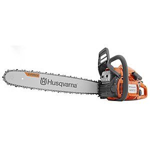 Husqvarna 450 Rancher 20 Inch Gas Chainsaw, 50.2-cc 3.2-HP, 2-Cycle X-Torq Engine, For Tree Pruning, Yard Cleanups and Firewood Cutting $384