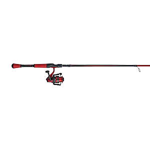 Abu Garcia Red Max Spinning Fishing Rod & Reel Combo (Red) .90 + Free S/H on +