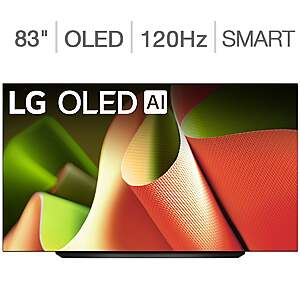 83" LG B4 4K 120Hz OLED (select locations) $1800