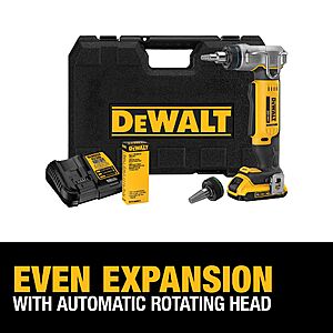 YMMV 20V MAX PEX Expansion Tool Kit (DCE400D1, with 1/2-in and 3/4-in) $319 at Lowe's