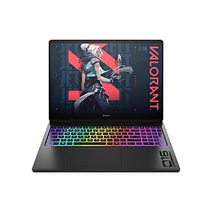 HP OMEN MAX 16: 16" FHD+ 165Hz IPS, Intel Ultra 7 255HX, RTX 5080, 16GB DDR5, 512GB SSD $1479.99