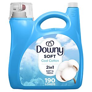 Prime Members: 140oz Downy Liquid Fabric Softener (190 Loads, Cool Cotton) $5.85 w/ Subscribe & Save + Free Shipping