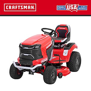 YMMV CRAFTSMAN Turn Tight 42-in Battery Lawn tractor in Red | CMCRM233303 $1283