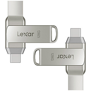 YMMV. Costco instore only. Lexar Dual Drive USB-C & USB-A 128GB – 2-pack $14.97