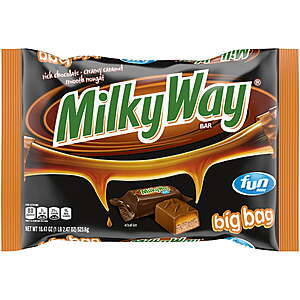Milky Way Fun Size Halloween Chocolate Candy Bars - 18.47oz Bag  $4.89 WMT PLUS SHIPPED or pick up where avail