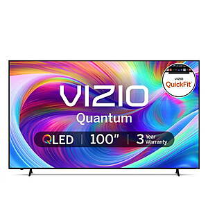 VIZIO 100" Class Quantum Series QLED Smart TV, QuickFit™ Compatible $1298