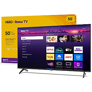 Target Deal of the Day 12/3: Hiro 4K HDR Smart TV Flat Screen LED Television with Roku TV and Dolby Audio Streaming $159.99 + more