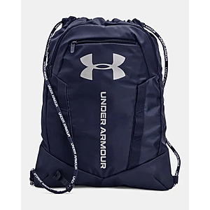 20L Under Armour UA Undeniable Sackpack (Midnight Navy / Metallic Silver) .60 + Free Shipping