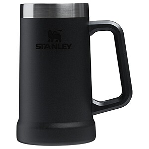 24-Oz STANLEY Adventure Big Grip Beer Stein (Black 2.0) $10 + Free S&H on $50+
