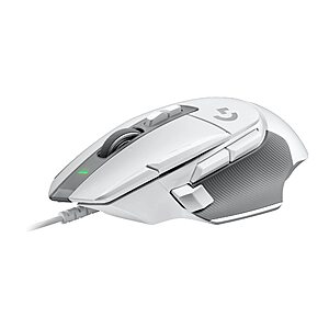 Logitech G502 X Wired Gaming Mouse (White) $50 + Free Shipping