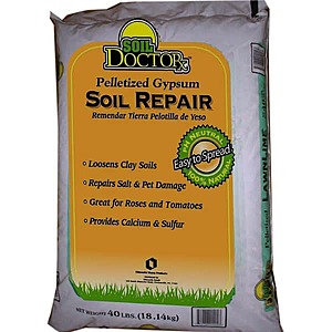 Select Home Depot Stores: 40 lb Pelletized Gypsum (Various Brands) In-Store Only Clearance $1.90soil