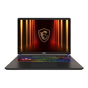 MSI Vector 16 HX AI: 16" QHD+ 240Hz IPS, RTX 5080, Intel Ultra 9 275HX, 32GB DDR5, 1TB SSD $1999.99
