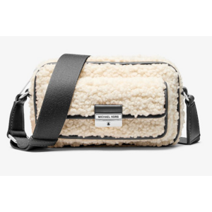 Michael Kors Women's Bradshaw Faux Shearling Camera Crossbody Bag (Olive) $43.20 + Free S&H