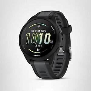 43mm Garmin Forerunner 165 Running Smartwatch (Black) $129 + Free S&H
