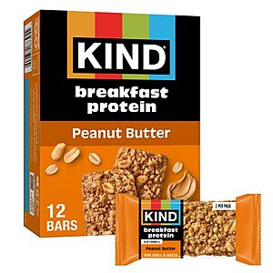 Select Kind Breakfast Protein Bars, Snack Bars, Granola, Granola Bars & More Extra 40% Off w/ S&S