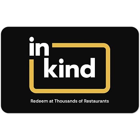 $70: $100 inKind Restaurant eGift Card at Amazon