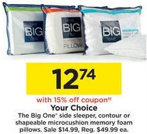 Kohl S Black Friday The Big One Side Sleeper Contour Or