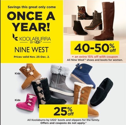 kohls mens uggs