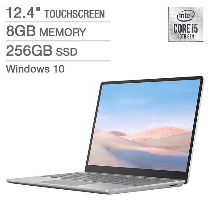 Costco members | Surface Laptop Go 8GB RAM 256GB SSD $650
