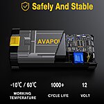 AVAPOW Car Jump Starter, 4000A Peak Battery Jump Starter (Yellow) $70