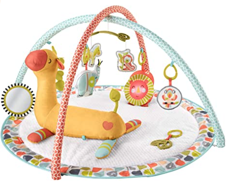 Fisher-Price Go Wild Gym & Giraffe Wedge, Infant Activity Gym with Large Playmat - $48.70 @ Amazon AC + FS