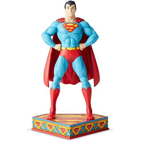 Enesco DC Comics Justice League by Jim Shore Superman Silver Age Figurine, 8.5 Inch, Multicolor - $11.99 @ Amazon + FS with Prime