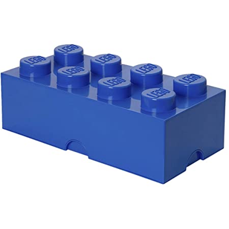 Room Copenhagen Lego Storage Box Brick 8, Large, Bright Blue - $11.98 @ Amazon + FS with Prime