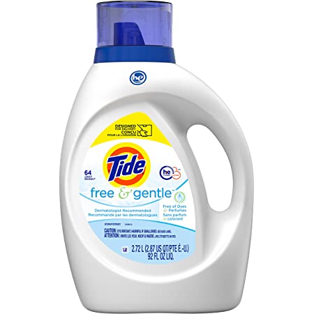 2-Count Tide Free & Gentle Liquid Laundry Detergent, 64 Loads - $15.95 @ Amazon + FS with Prime