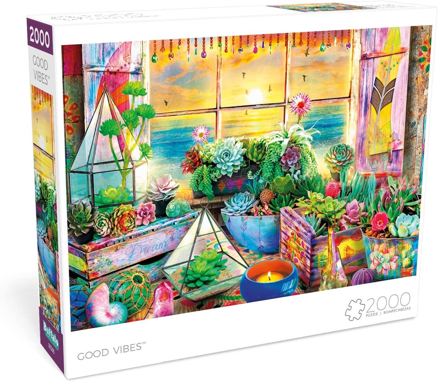 2000 Piece Jigsaw Puzzle - Buffalo Games - Aimee Stewart - Good Vibes​ - $4.48 @ Amazon + FS with Prime