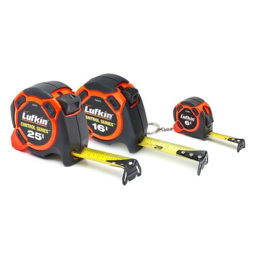 Lufkin Control 3-Pack Tape Measures (25-ft, 16-ft, 6-ft) - $3.82 @Lowes's + Free in store pickup - YMMV?