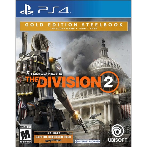 Tom Clancy's The Division 2 - PS4 Gold Steelbook Edition - $19.99 @ Amazon + FSSS
