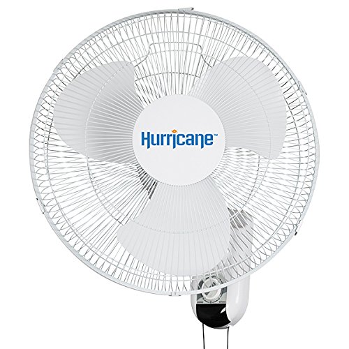 Hurricane Classic 16 Inch Wall Fan, Oscillating - $31.69 @ Amazon + FS