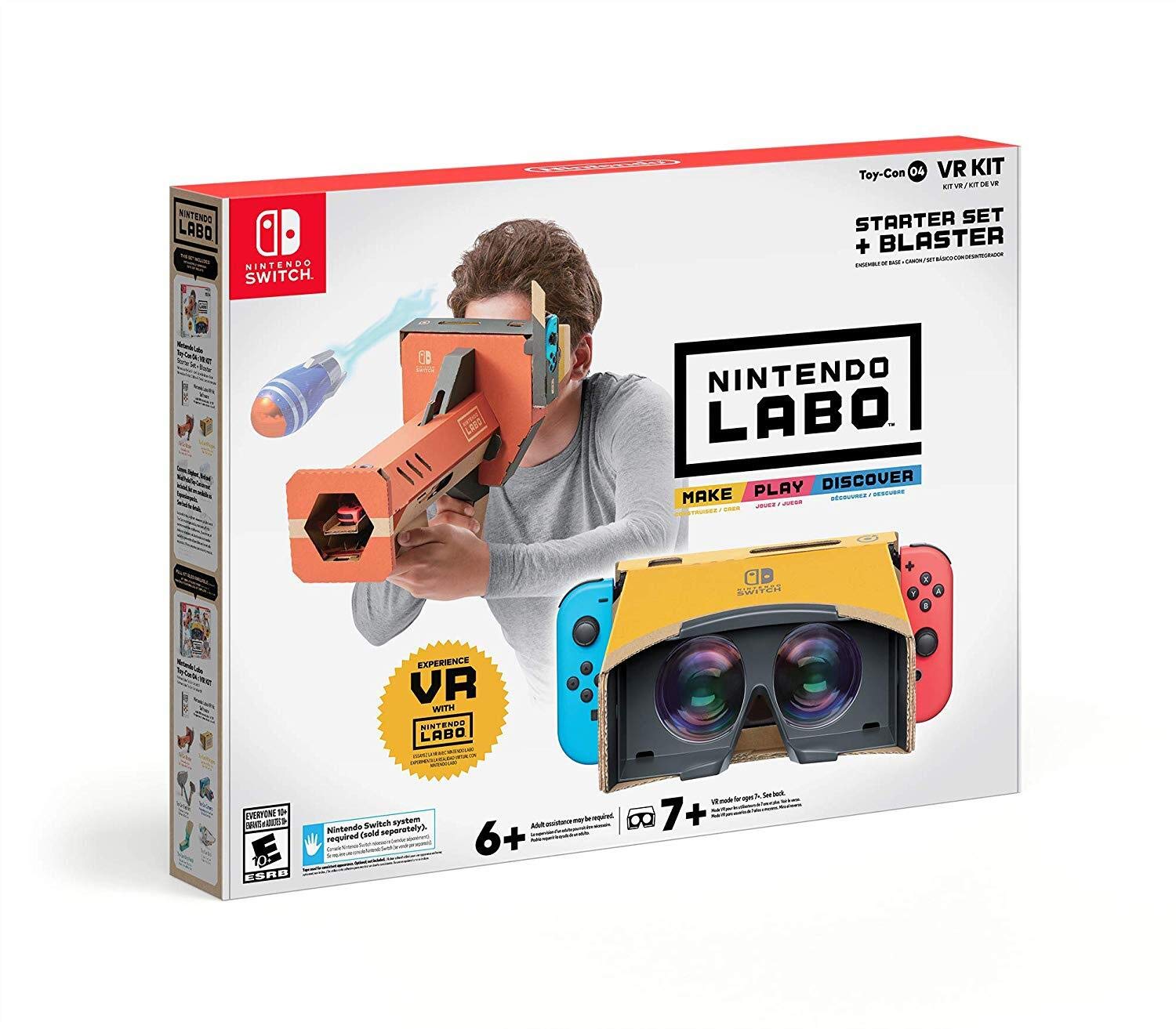 Nintendo Switch Labo Toy-Con 04: VR Kit - Starter Set + Blaster - $19.99 @ Amazon + FSSS