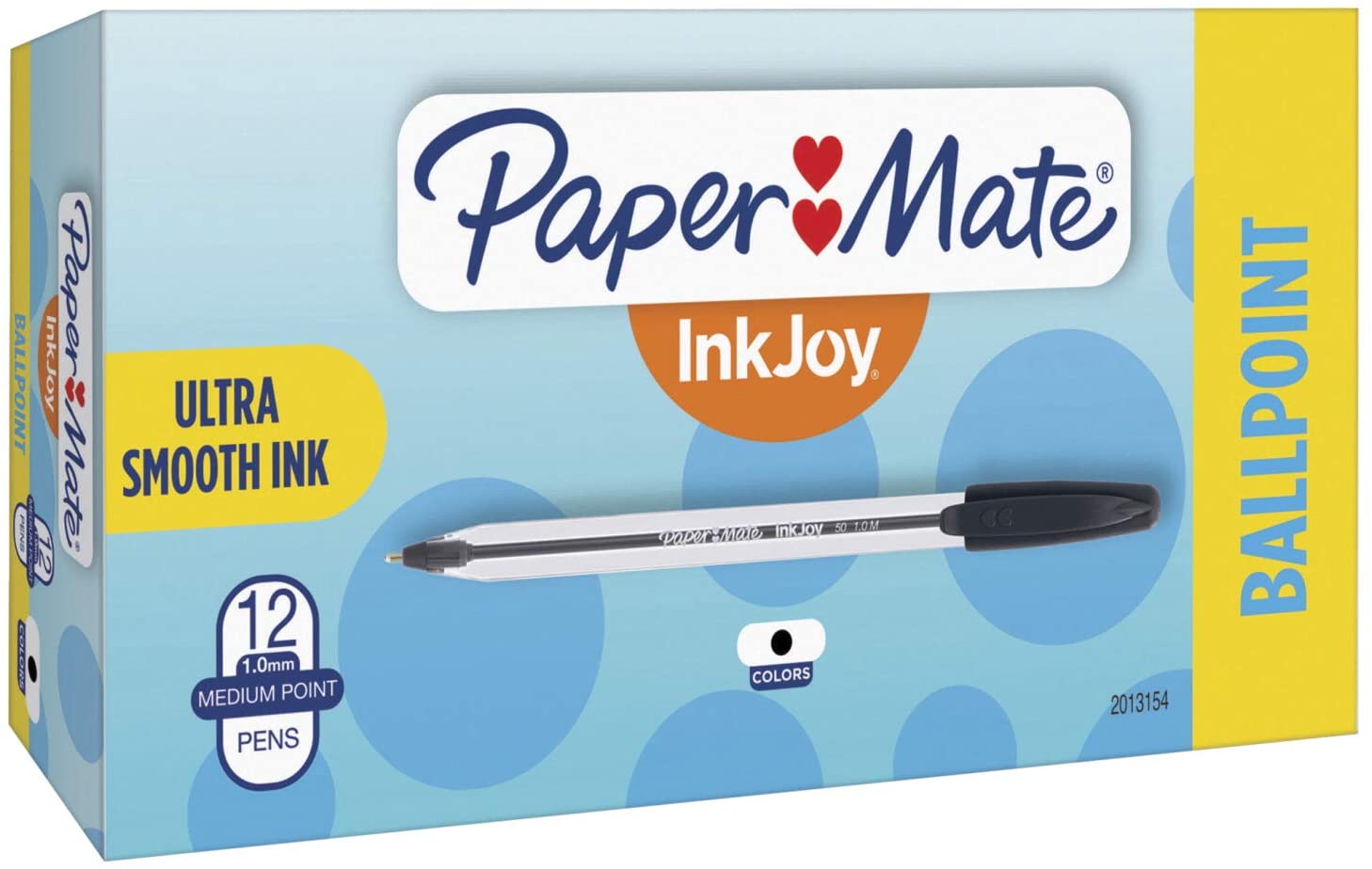 Paper Mate InkJoy 50ST Ballpoint Pens, Medium Point (1.0mm), Box of 12 Pens - Blue or Black $1.79, Red $1.69 @ Amazon + FSSS