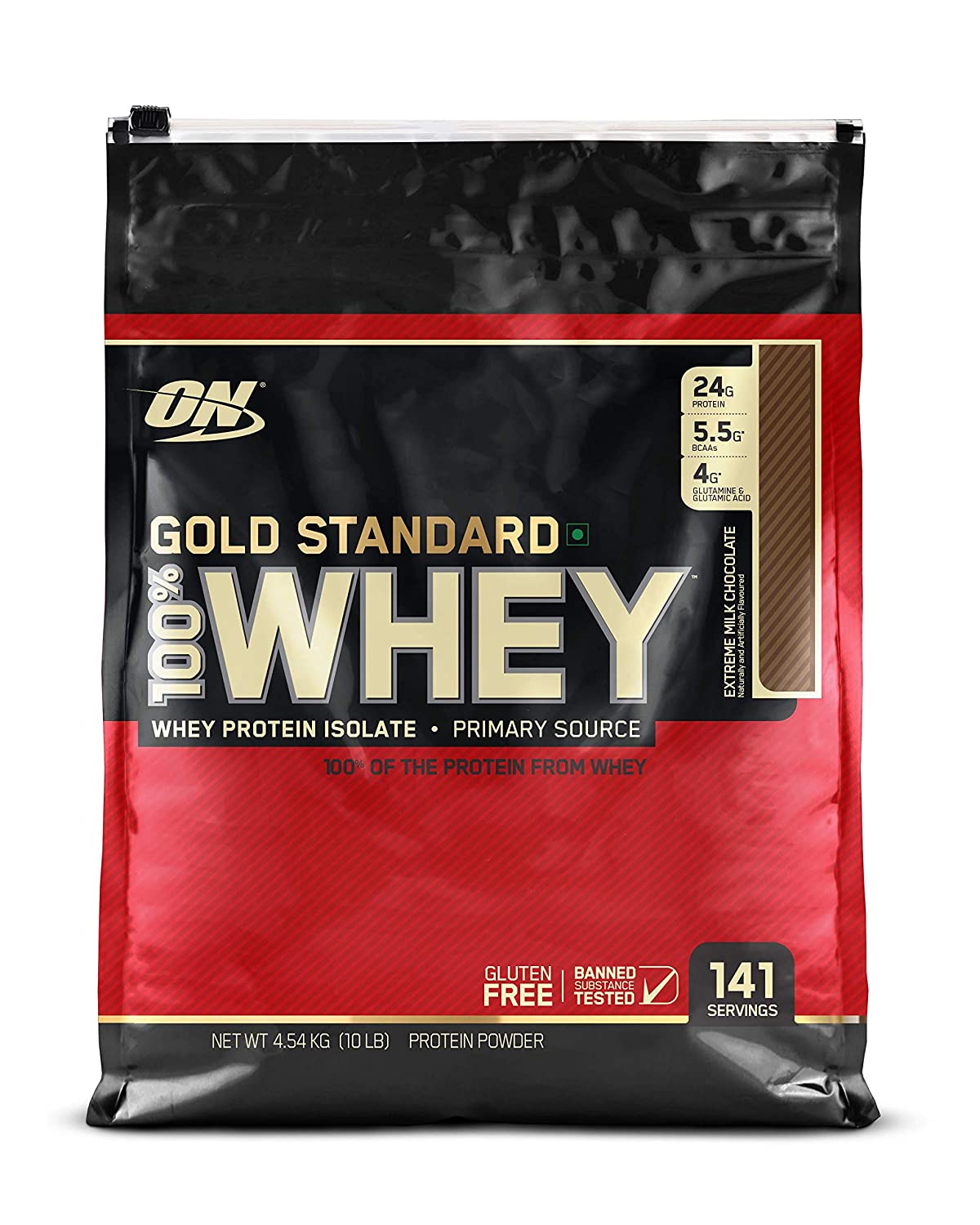 10 Lbs Optimum Nutrition Gold Standard 100 Whey Protein Powder Extreme Milk Chocolate