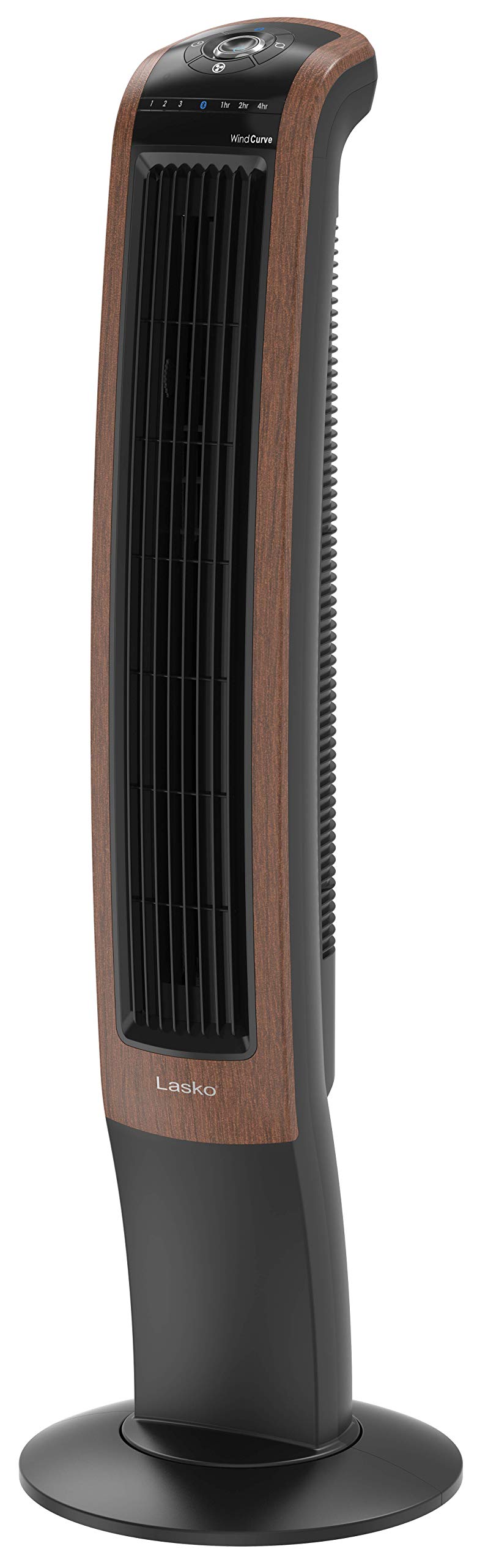 Lasko Wind Curve Electric Oscillating Tower Fan With Bluetooth 42 Blackwood 45 60 Amazon Fs