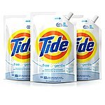 3-Pack 48oz. Tide HE Liquid Laundry Detergent Pouches $14.10 &amp; More w/ S&amp;S + Free S/H