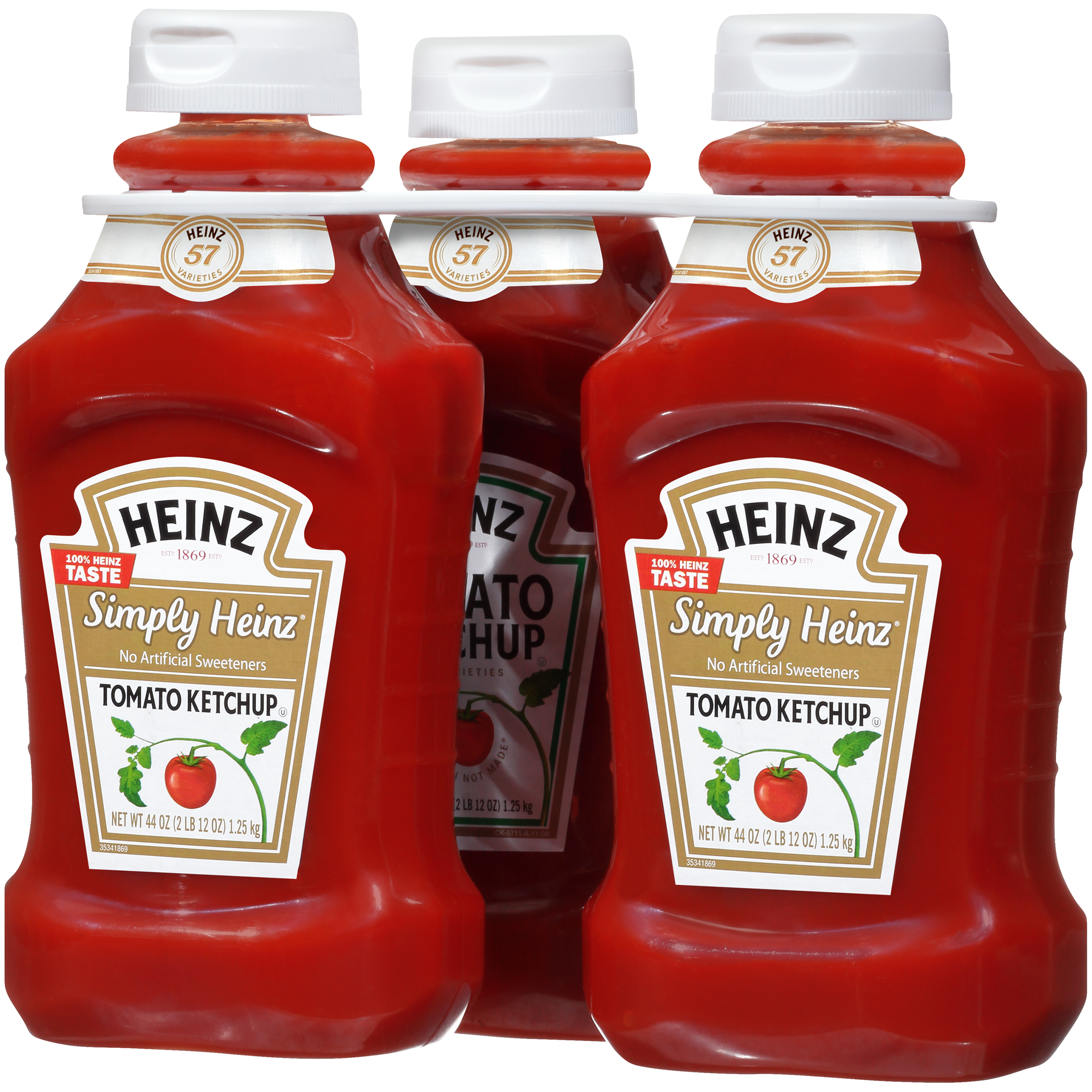 Heinz Simply Heinz Tomato Ketchup, 44 oz (3 Bottles ) $8 ...