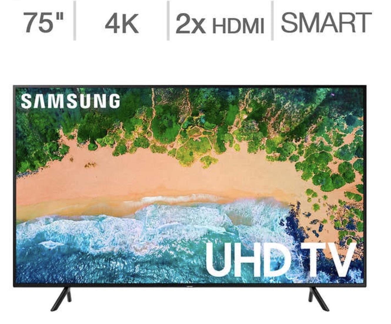 Costco Members 75 Samsung Un75nu6080fxza 4k Uhd Smart Tv