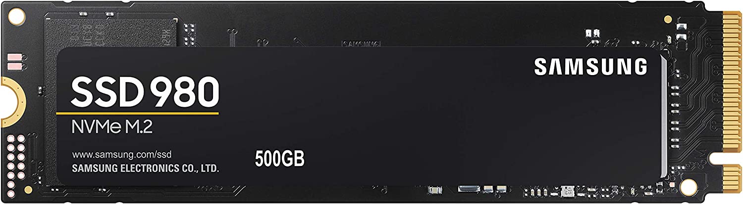 SAMSUNG 980 SSD 500GB PCle 3.0x4, NVMe M.2 2280 - $44.99 Amazon