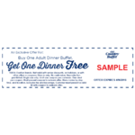 Old Country Buffet, Country Buffet, Hometown Buffet, Ryans - BOGO Adult Dinner