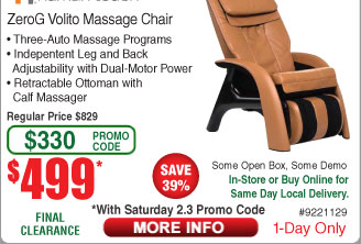 Human Touch Zerog Volito Massage Chair 499 At Fry S B M W