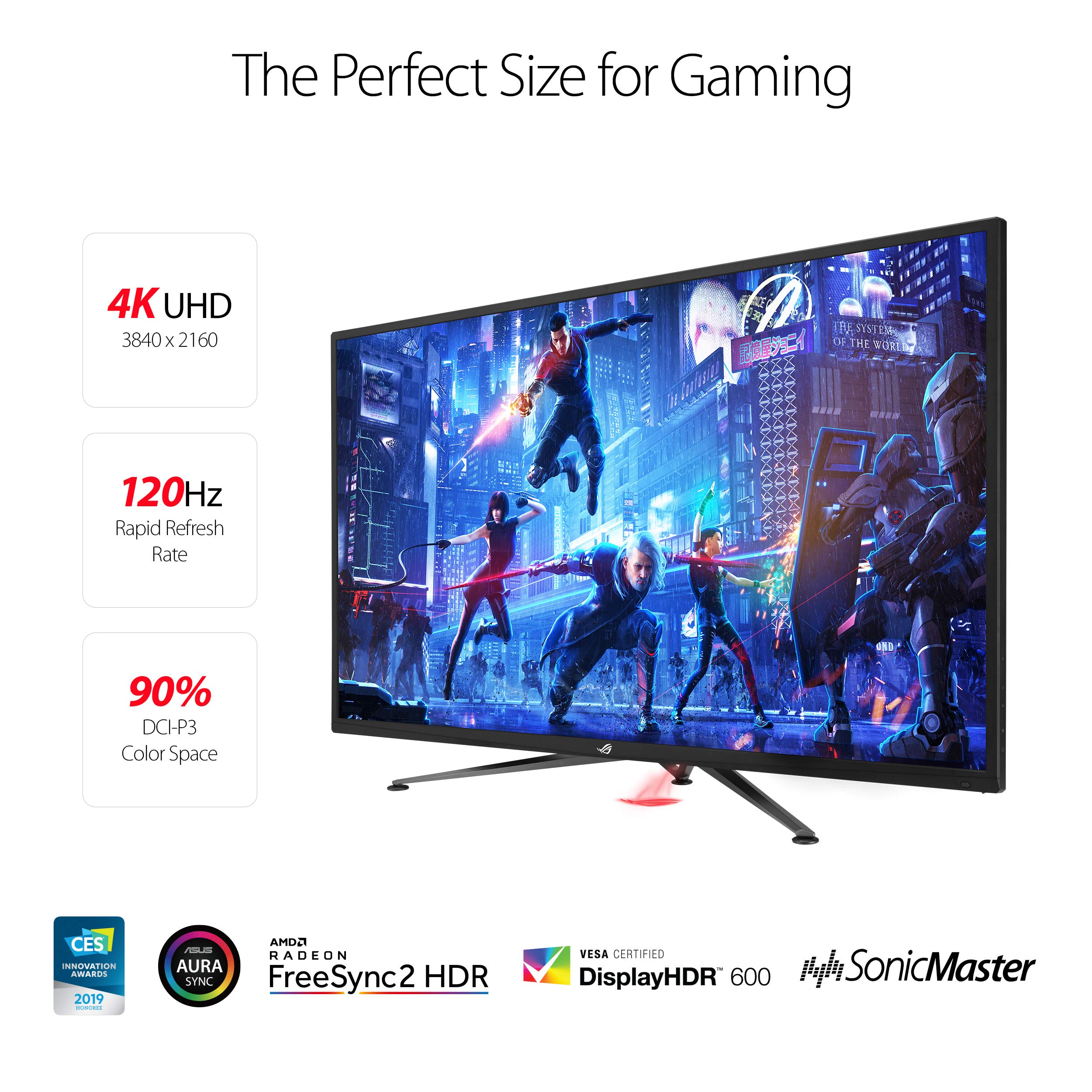ASUS ROG Strix XG438Q 43” Gaming Monitor 4K 120Hz for $449