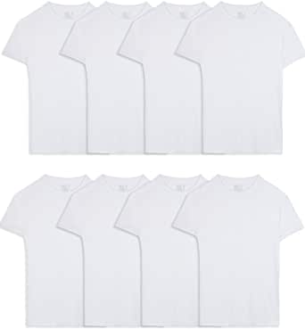 Fruit of the Loom Men's Stay Tucked Crew T-Shirt - 8 Pack $14.66