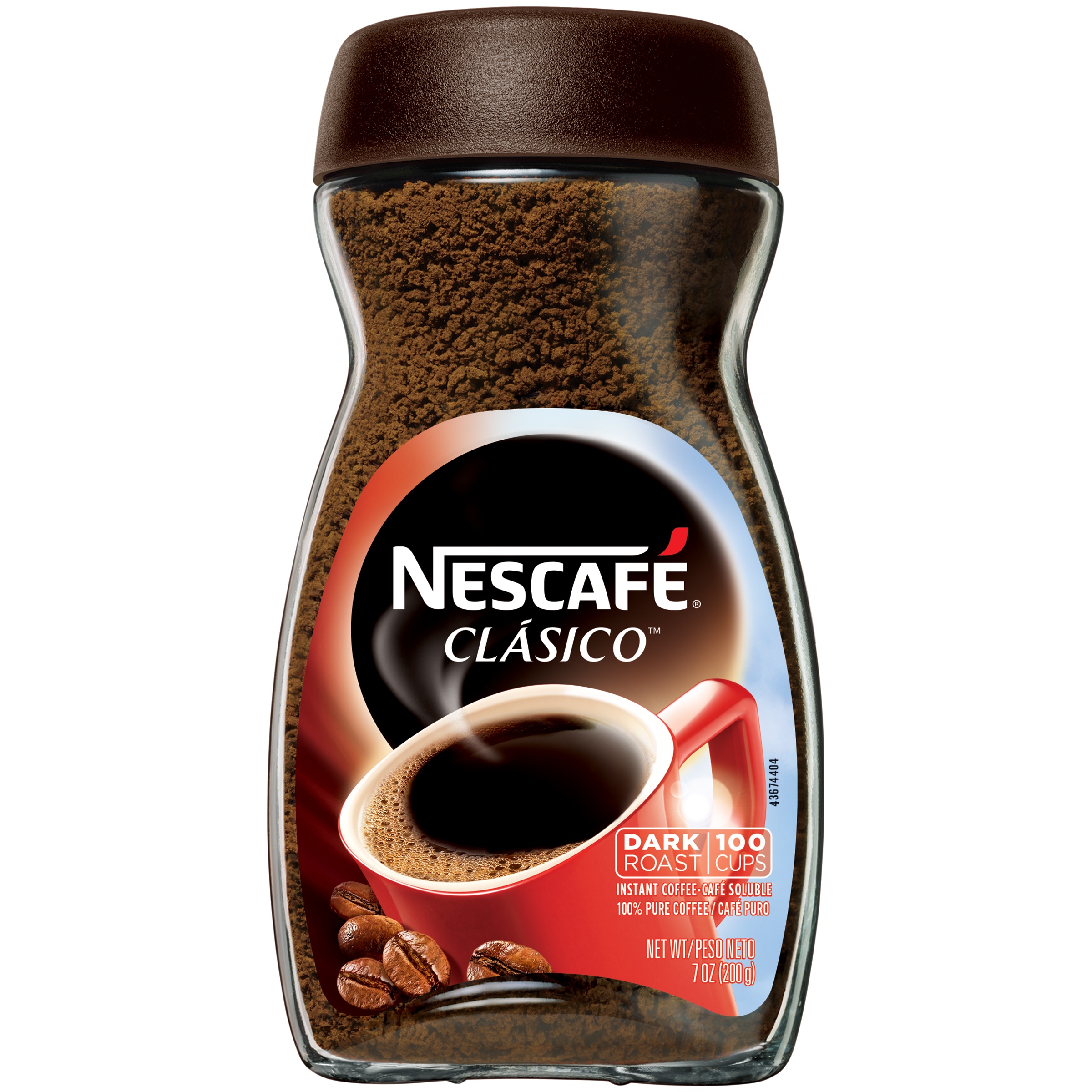 NESCAFE CLASICO Dark Roast Instant Coffee 7 oz. Jar $4.98