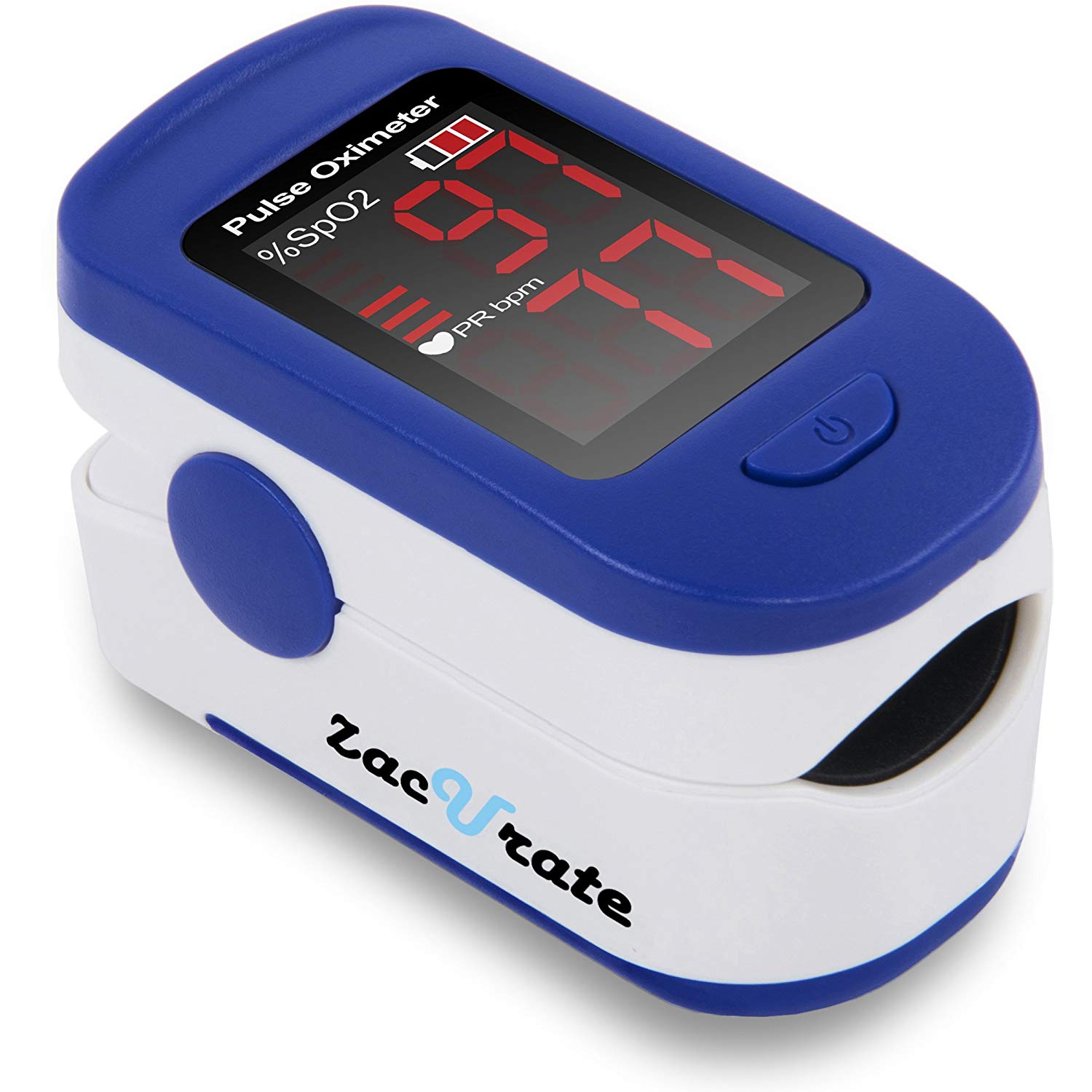 Zacurate 500BL Fingertip Pulse Oximeter Blood Oxygen Saturation Monitor $9.6
